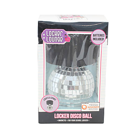 Locker Lounge™ Magnetic Disco Ball, 5", White