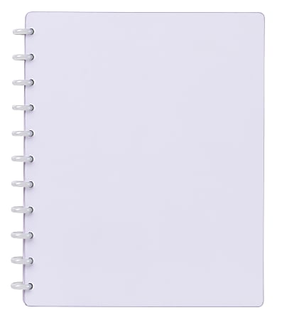 TUL® Discbound Notebook, Letter Size, Soft Touch Cover, Lilac