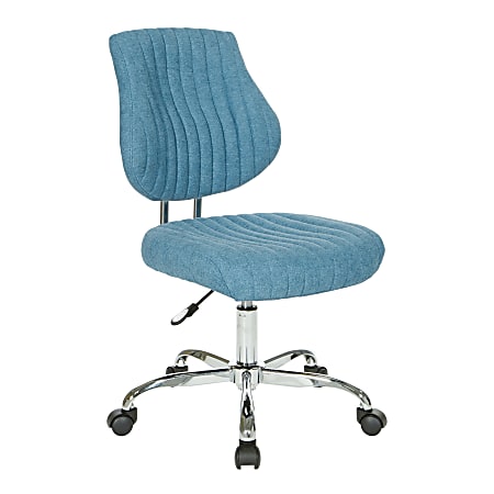 Office Star™ Sunnydale Fabric Mid-Back Office Chair, Sky