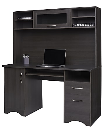 Realspace Pelingo 60 W Computer Desk Dark Gray - Office Depot