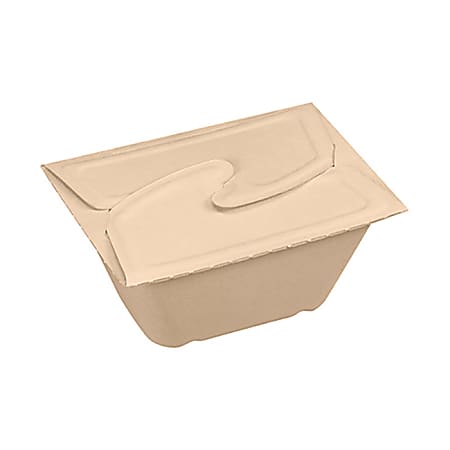 Bowl 24 OZ Pulp Fiber Natural Square, 300/Case