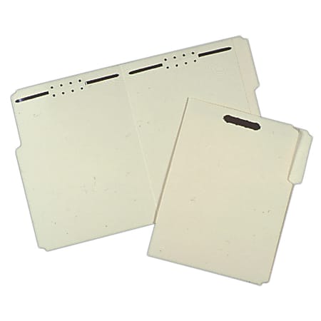 SKILCRAFT Pressboard Folders, 1/3 Cut, Letter Size, 30% Recycled, Box Of 100 (AbilityOne 7530-00-286-8570)