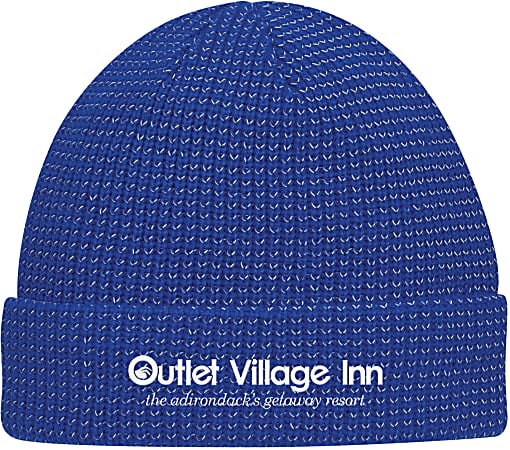 Custom Go & Glow Reflective Beanie With Cuff, 1 Size, Assorted Colors