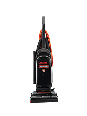 Hoover WindTunnel 13" Bagged Upright Vacuum - Bagged - Nozzle - 13" Cleaning Width - 35 ft Cable Length - 12 A - Black