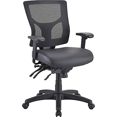 Lorell® Conjure Executive Mid-Back Ergonomic Chair Frame, Black, Frame Only