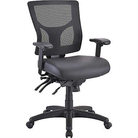 Lorell® Conjure Executive Mid-Back Ergonomic Mesh Chair Frame, Black