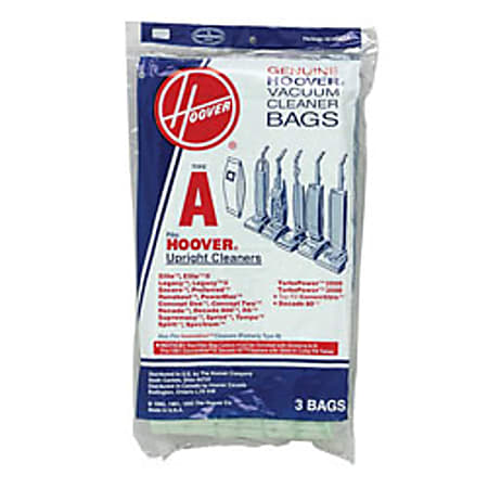 Hoover® C1404 Vacuum Bags, White, Pack Of 3