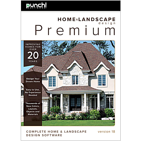 Punch!® Software® Home And Landscape Design Premium v18, Download