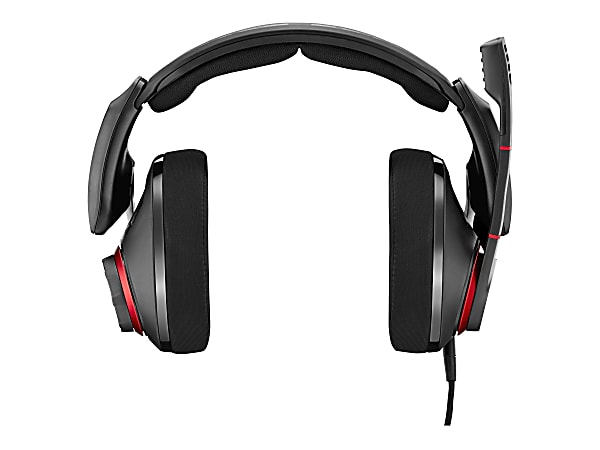 EPOS GSP 500 - Headset - full size - wired - 3.5 mm jack - black, red
