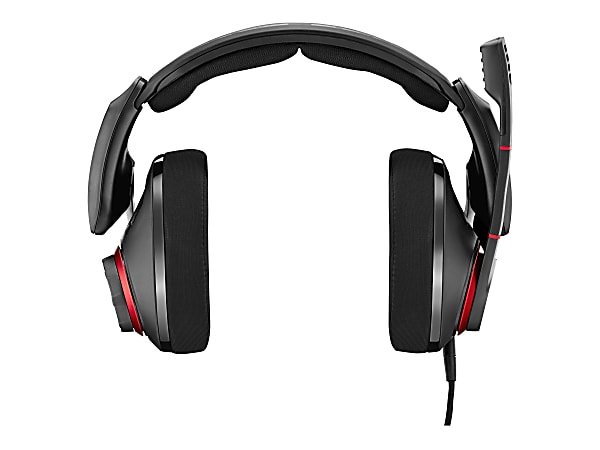 EPOS GSP 500 Headset full size wired 3.5 mm jack black red ODP
