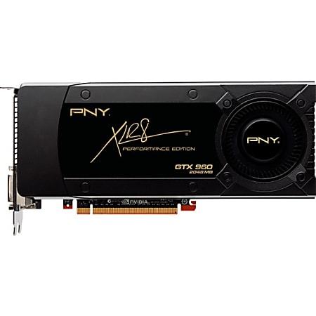 PNY GeForce GTX 960 Graphic Card - 1.14 GHz Core - 1.20 GHz Boost Clock - 4 GB GDDR5 - Full-height - Dual Slot Space Required