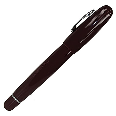 Monteverde® Mega Ink Ball™ Pen, Fine Point, 0.7 mm, Burgundy Barrel, Black Ink