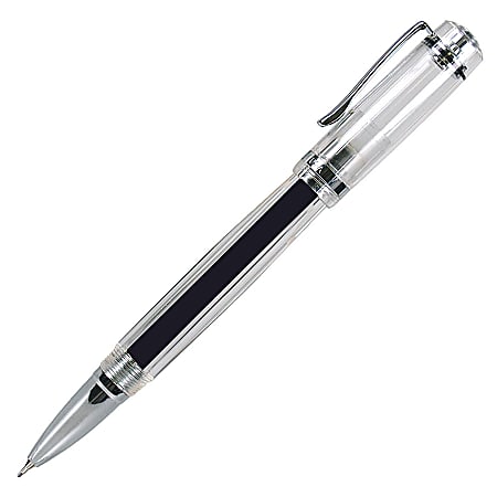 Monteverde® Artista™ Fineliner Pen Kit, Fine Point, 0.7 mm, Clear Barrel, Black Ink