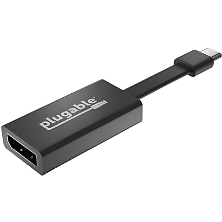 Plugable USB C to DisplayPort Adapter 4K 60Hz, Thunderbolt 3 to DisplayPort Adapter - USBCTDP