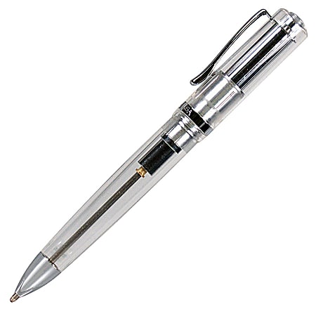 Monteverde® Artista™ Shaker™ Ballpoint Pen Kit, Medium Point, 0.8 mm, Clear Barrel, Black Ink