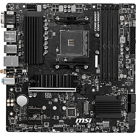 MSI B550M PRO VDH WIFI Desktop Motherboard AMD B550 Chipset