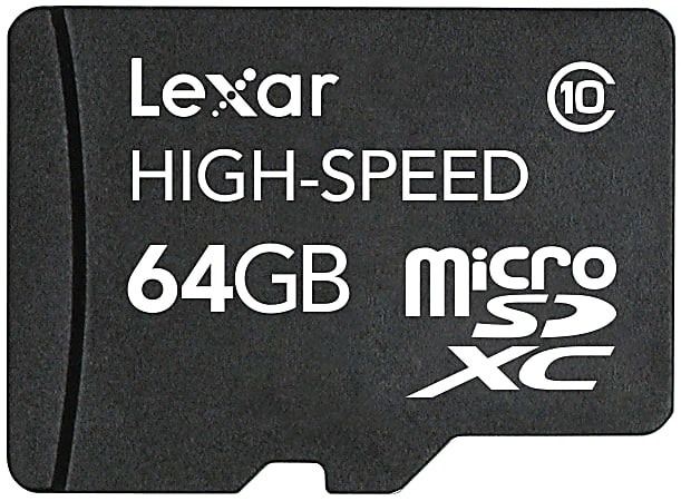 Lexar™ microSDXC™ Class 10 Memory Card, 64GB