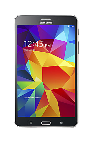 Samsung Galaxy Tab® 4 Tablet, 7" Screen, 1.5GB Memory, 8GB Storage, Android 4.4 KitKat, Black