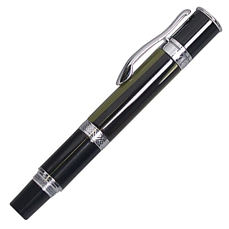 Monteverde® Mini-Jewelria™ Fountain Pen, Medium Tip, Green Barrel, Black Ink