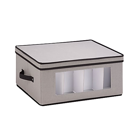 Realspace™ Stackable Storage Caddy, Small Size, Gray - Zerbee
