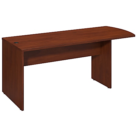 Bush Business Furniture Components Elite Peninsula, 72"W x 30"D, Hansen Cherry, Premium Installation