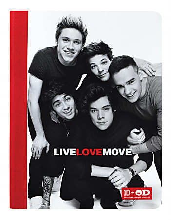 One Direction Limited Edition 1D + OD Together Composition Book, Band