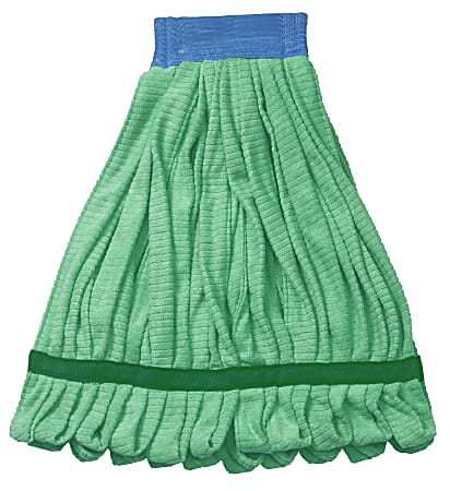 Wilen Super Sorb Microfiber Mop, 5” Headband, Green