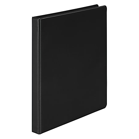 Just Basics® Economy Nonview 3-Ring Binder, 1/2" Round Rings, Black