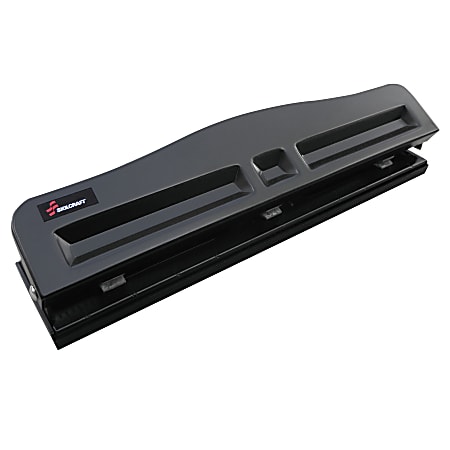 SKILCRAFT® Light-Duty 3-Hole Punch, Black (AbilityOne 7520016203828)