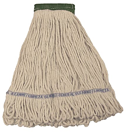 Wilen E-Line Looped End Mop, Medium, 5" Headband, Natural