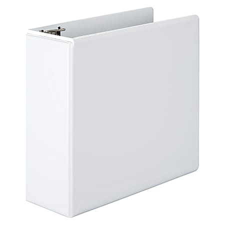 Wilson Jones® View 3-Ring Binder With EasyLoad Rings, 4" D-Rings, White