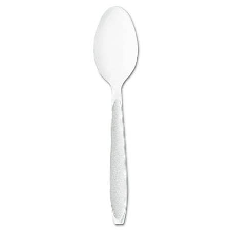 Dart® Impress™ Heavyweight Full-Length Teaspoons, White, Pack Of 1,000 Spoons