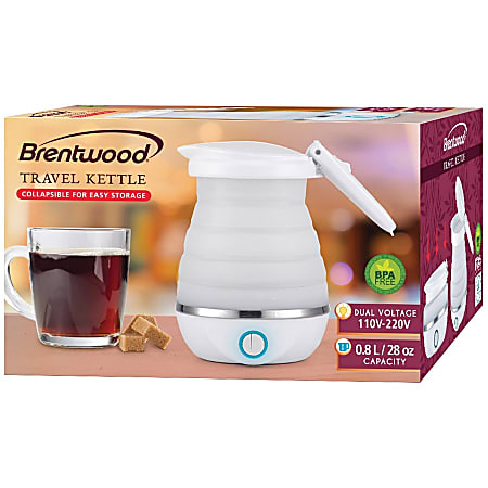 Travel kettle stainless steel top