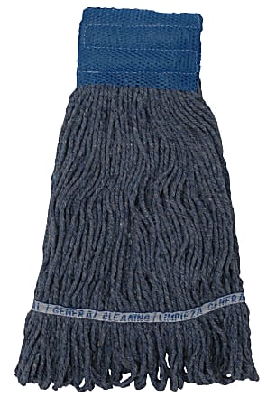 Wilen E-Line Looped End Mop, Large, 5" Headband, Blue