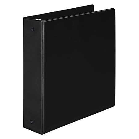 Wilson Jones® 3-Ring Binder, 2" Round Rings, Black