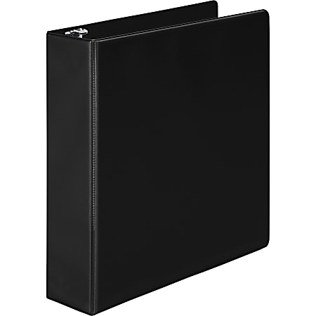 Wilson Jones® 3-Ring Binder, 2" Round Rings, Black