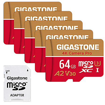 Gigastone 128GB SD card UHS-II V90 U3 SDXC Memory Card High Speed Read up to