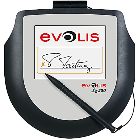 Evolis Sig200 Signature Pad - Backlit LCD -