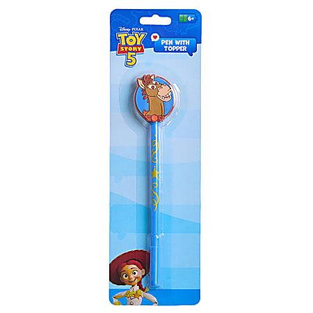 Toy Story 5 2D Licensed Topper Ballpoint Pen, Medium Point, 0.7mm, Blue Ink, Quantity 1