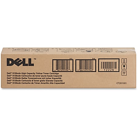Dell™ T222N Yellow High Yield Toner Cartridge