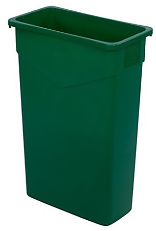 Carlisle TrimLine Waste Container, 23 Gallons, Green
