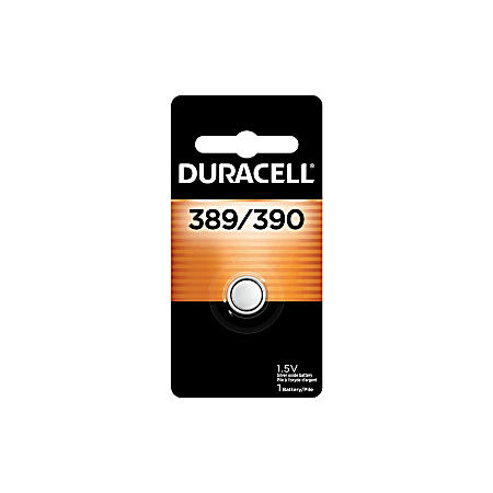 Duracell® Silver Oxide 389/390 Button Battery, Pack of 1