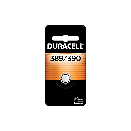Duracell® Silver Oxide 389/390 Button Battery, Pack of
