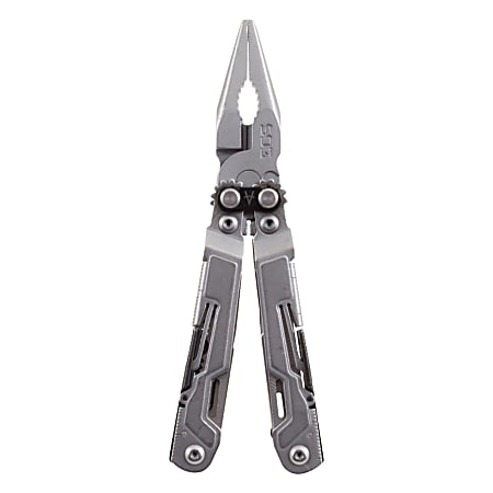 SOG® PowerPint 18-In-1 Mini Multi-Tool, 5”, Satin Silver