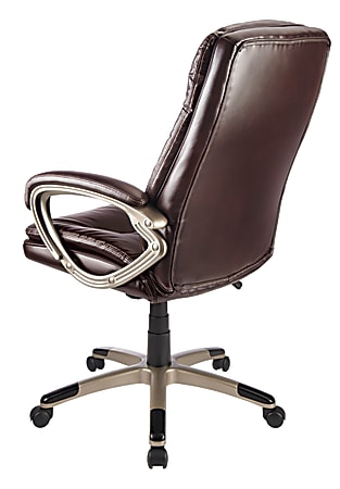 Realspace Harrington II Bonded Leather High Back Chair