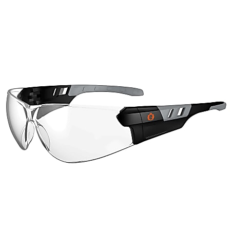 Ergodyne Skullerz SAGA Frameless Safety Glasses One Size Matte Black Frame  Anti Fog Clear Lens - Office Depot