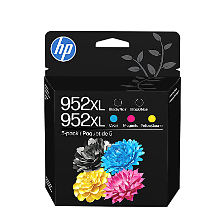 HP 952XL CMY/952XL Blk Ink Crt Cbo 5-Pk