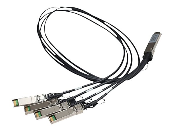 HPE Infiniband Splitter Network Cable - 3.28 ft Network Cable for Network Device - First End: 1 x QSFP+ Network - Second End: 4 x SFP+ Network - Splitter Cable