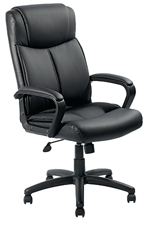 Brenton Studio® Crawley Executive High-Back Chair, Black