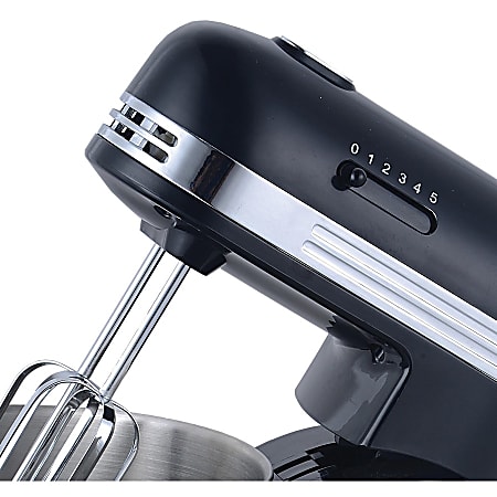 Commercial Chef Electric Stand Mixer 4.7 Quart Black - Office Depot